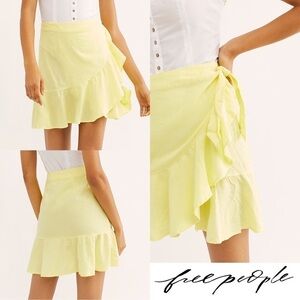Free People Ruffle My Feathers Skirt